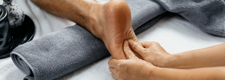 масаж ніг для підвищення потенції